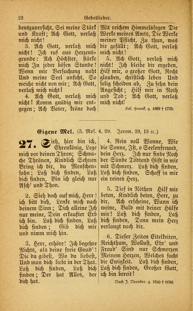 Deutsches Gesangbuch: für den Evangelisch-Lutherische Kirche in den Vereinigten Staaten herausgegen mit kirchlicher Genehmigung  page 76