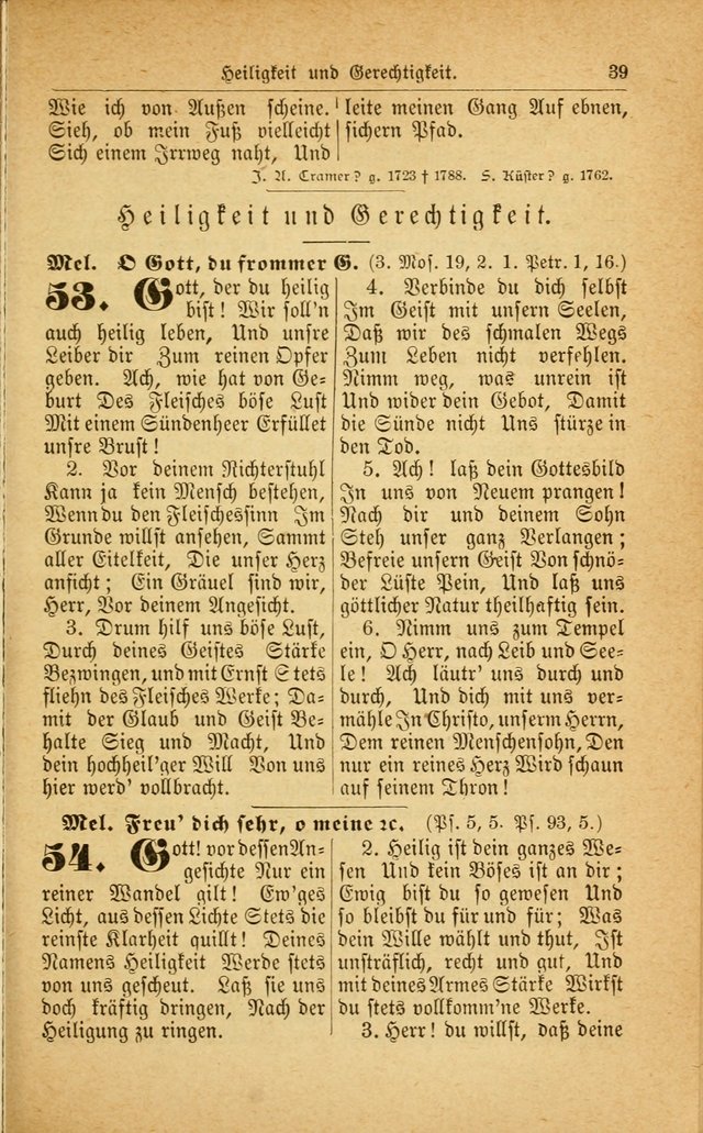 Deutsches Gesangbuch: für den Evangelisch-Lutherische Kirche in den Vereinigten Staaten herausgegen mit kirchlicher Genehmigung  page 93