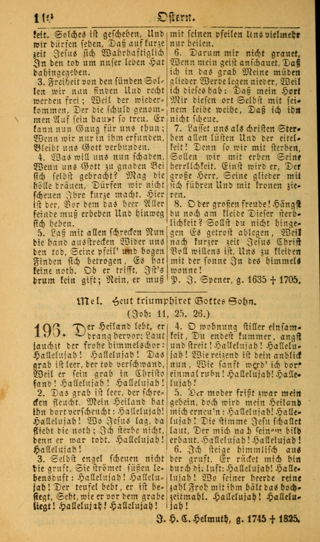 Deutsches Gesangbuch für die Evangelisch-Luterische Kirche in den Vereinigten Staaten: herausgegeben mit kirchlicher Genehmigung (22nd aufl.) page 110