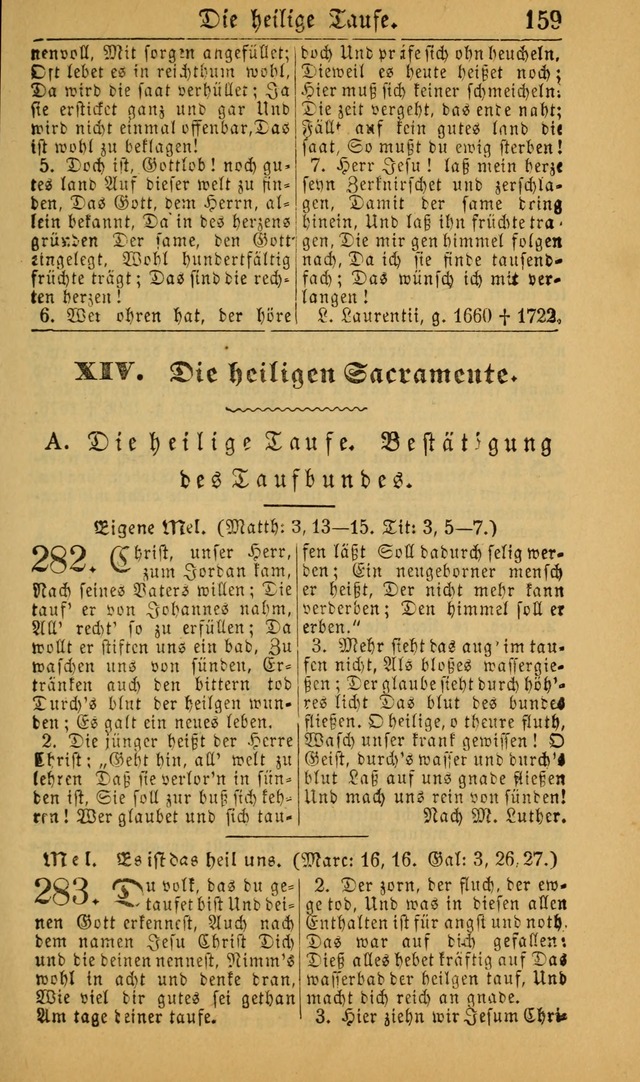 Deutsches Gesangbuch für die Evangelisch-Luterische Kirche in den Vereinigten Staaten: herausgegeben mit kirchlicher Genehmigung (22nd aufl.) page 161