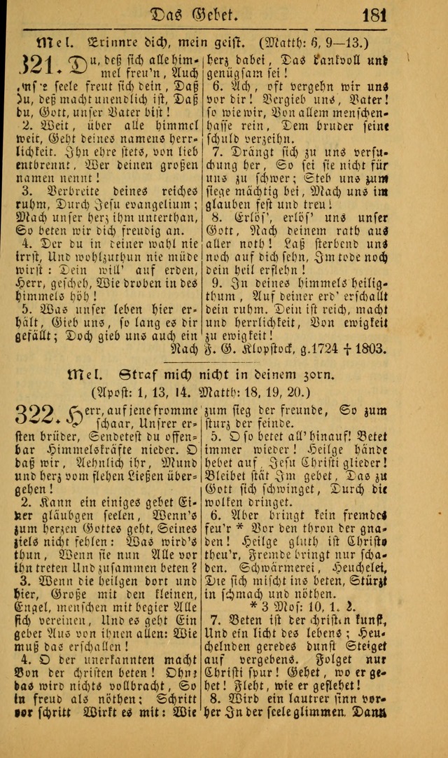 Deutsches Gesangbuch für die Evangelisch-Luterische Kirche in den Vereinigten Staaten: herausgegeben mit kirchlicher Genehmigung (22nd aufl.) page 183