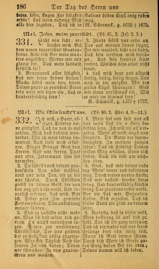 Deutsches Gesangbuch für die Evangelisch-Luterische Kirche in den Vereinigten Staaten: herausgegeben mit kirchlicher Genehmigung (22nd aufl.) page 188