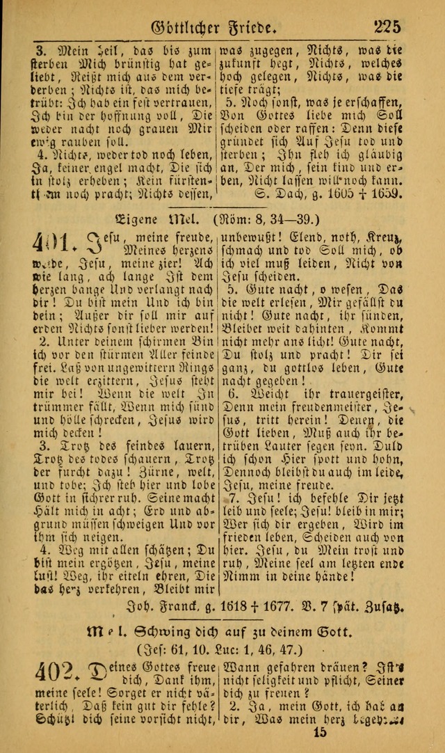 Deutsches Gesangbuch für die Evangelisch-Luterische Kirche in den Vereinigten Staaten: herausgegeben mit kirchlicher Genehmigung (22nd aufl.) page 227