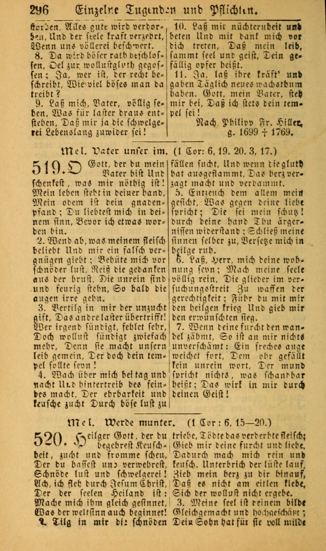 Deutsches Gesangbuch für die Evangelisch-Luterische Kirche in den Vereinigten Staaten: herausgegeben mit kirchlicher Genehmigung (22nd aufl.) page 298