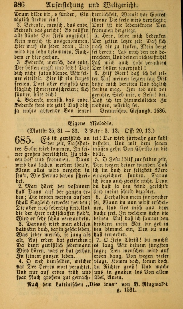 Deutsches Gesangbuch für die Evangelisch-Luterische Kirche in den Vereinigten Staaten: herausgegeben mit kirchlicher Genehmigung (22nd aufl.) page 388