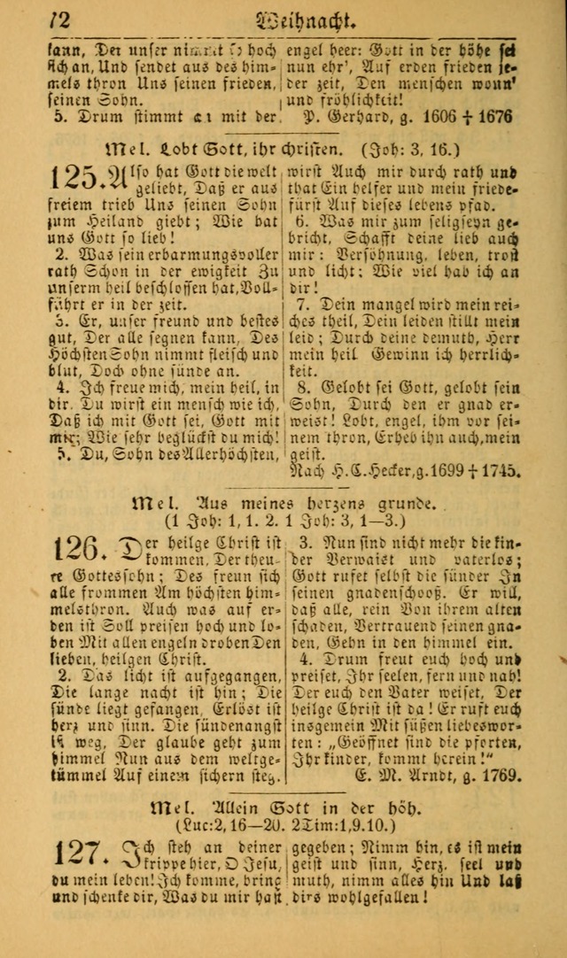 Deutsches Gesangbuch für die Evangelisch-Luterische Kirche in den Vereinigten Staaten: herausgegeben mit kirchlicher Genehmigung (22nd aufl.) page 72