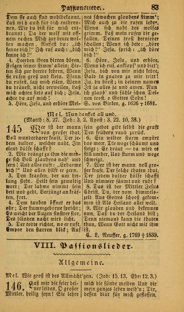 Deutsches Gesangbuch für die Evangelisch-Luterische Kirche in den Vereinigten Staaten: herausgegeben mit kirchlicher Genehmigung (22nd aufl.) page 83