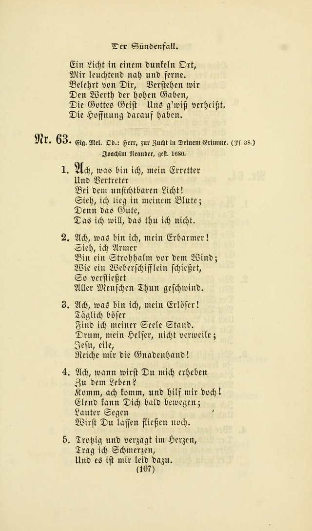 Deutsches Gesangbuch: eine auswahl geistlicher Lieder aus allen Zeiten der Christlichen Kirche page 104