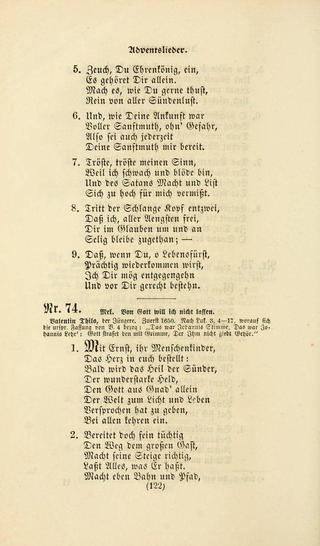 Deutsches Gesangbuch: eine auswahl geistlicher Lieder aus allen Zeiten der Christlichen Kirche page 119