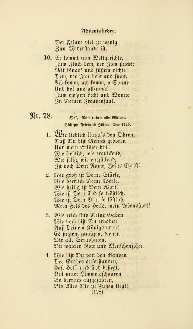 Deutsches Gesangbuch: eine auswahl geistlicher Lieder aus allen Zeiten der Christlichen Kirche page 125