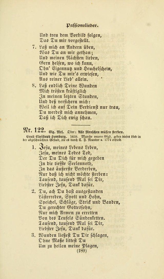 Deutsches Gesangbuch: eine auswahl geistlicher Lieder aus allen Zeiten der Christlichen Kirche page 186