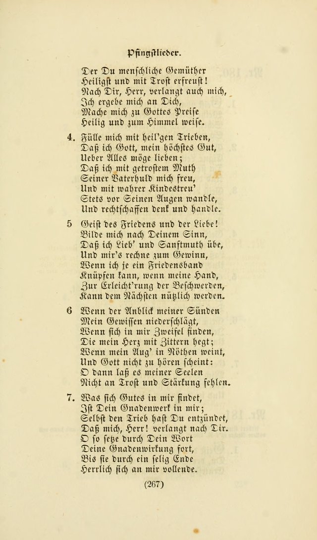 Deutsches Gesangbuch: eine auswahl geistlicher Lieder aus allen Zeiten der Christlichen Kirche page 264
