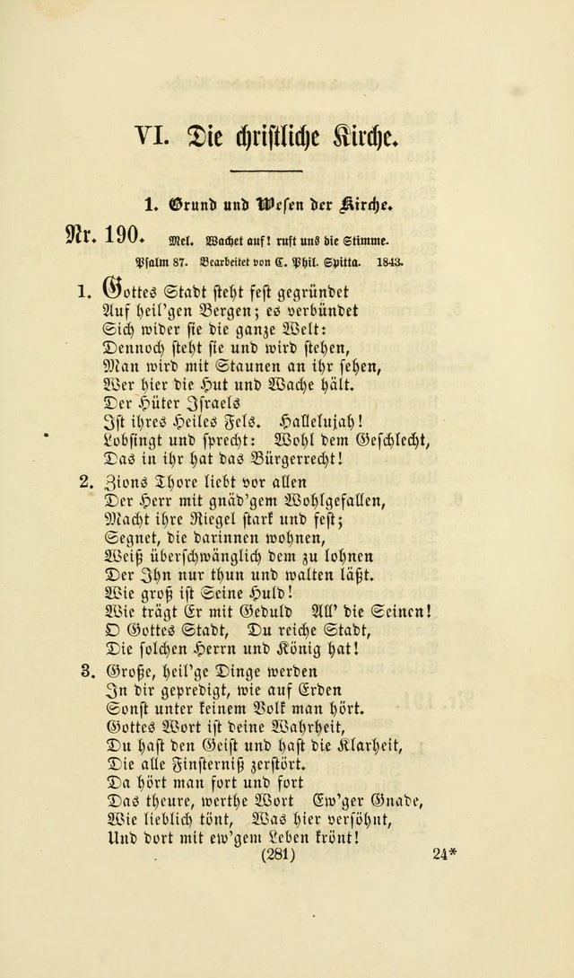 Deutsches Gesangbuch: eine auswahl geistlicher Lieder aus allen Zeiten der Christlichen Kirche page 278