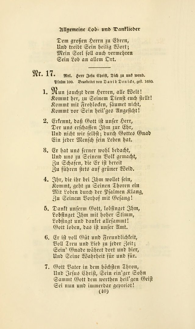 Deutsches Gesangbuch: eine auswahl geistlicher Lieder aus allen Zeiten der Christlichen Kirche page 37