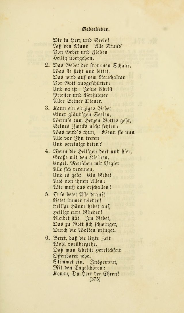 Deutsches Gesangbuch: eine auswahl geistlicher Lieder aus allen Zeiten der Christlichen Kirche page 372