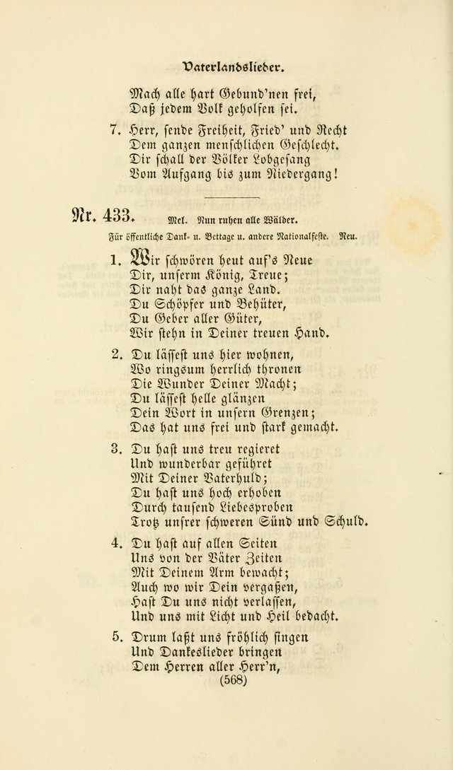 Deutsches Gesangbuch: eine auswahl geistlicher Lieder aus allen Zeiten der Christlichen Kirche page 565