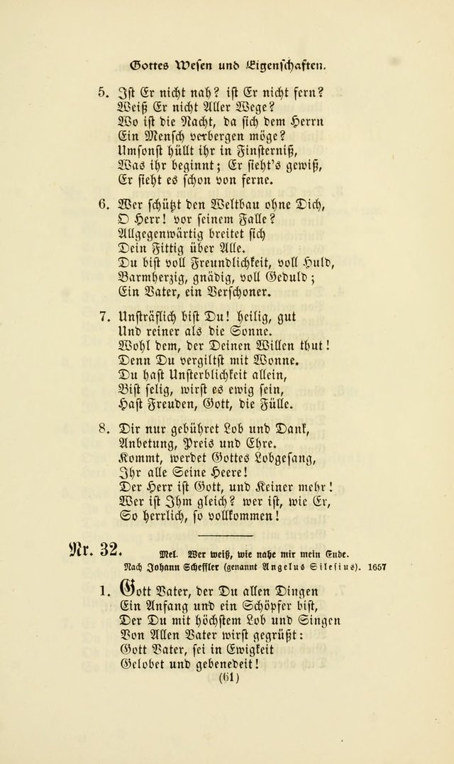 Deutsches Gesangbuch: eine auswahl geistlicher Lieder aus allen Zeiten der Christlichen Kirche page 58