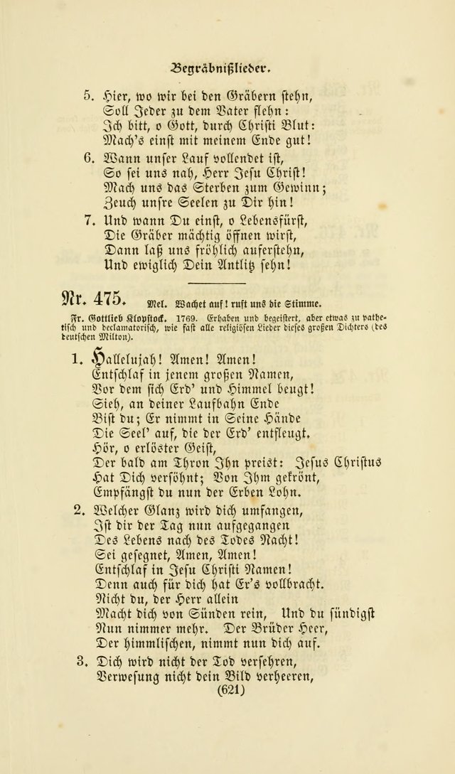 Deutsches Gesangbuch: eine auswahl geistlicher Lieder aus allen Zeiten der Christlichen Kirche page 618