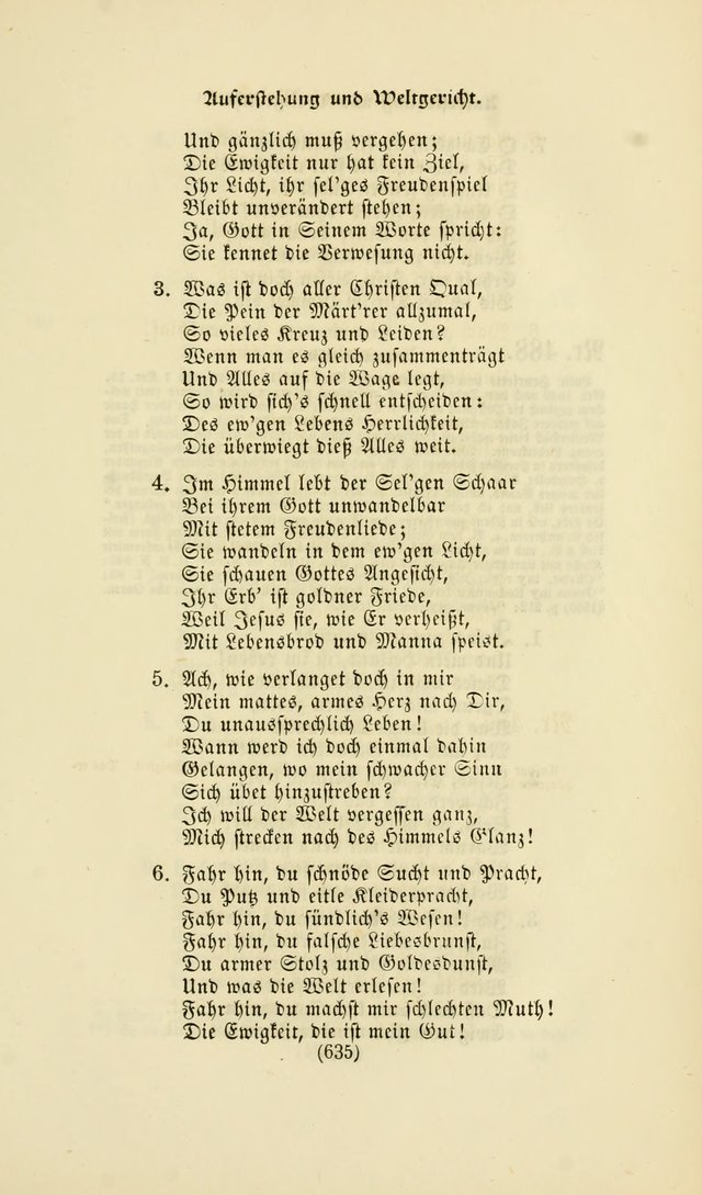 Deutsches Gesangbuch: eine auswahl geistlicher Lieder aus allen Zeiten der Christlichen Kirche page 632