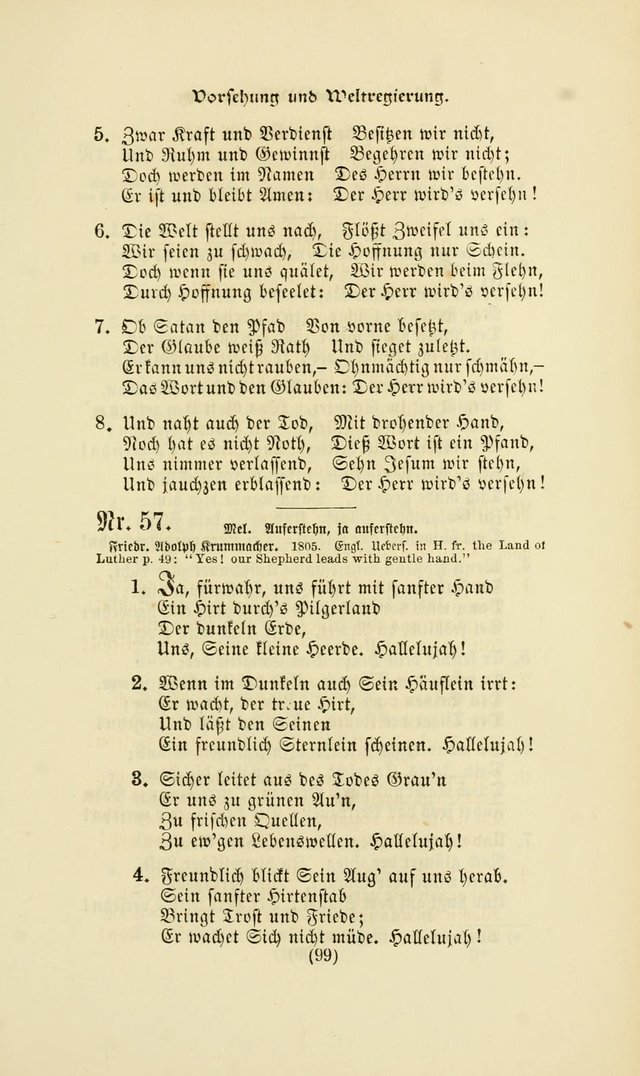 Deutsches Gesangbuch: eine auswahl geistlicher Lieder aus allen Zeiten der Christlichen Kirche page 96