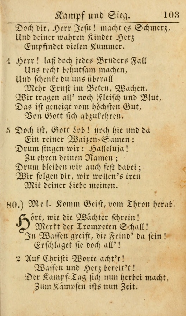 Die Geistliche Viole: oder, eine kleine Sammlung Geistreicher Lieder (10th ed.) page 112