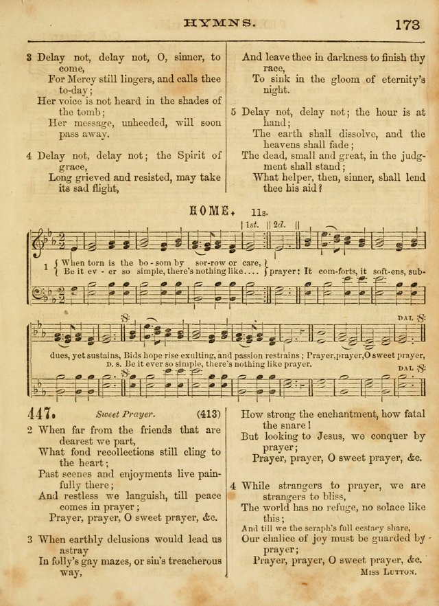 The Devotional Hymn and Tune Book: for social and public worship page 173
