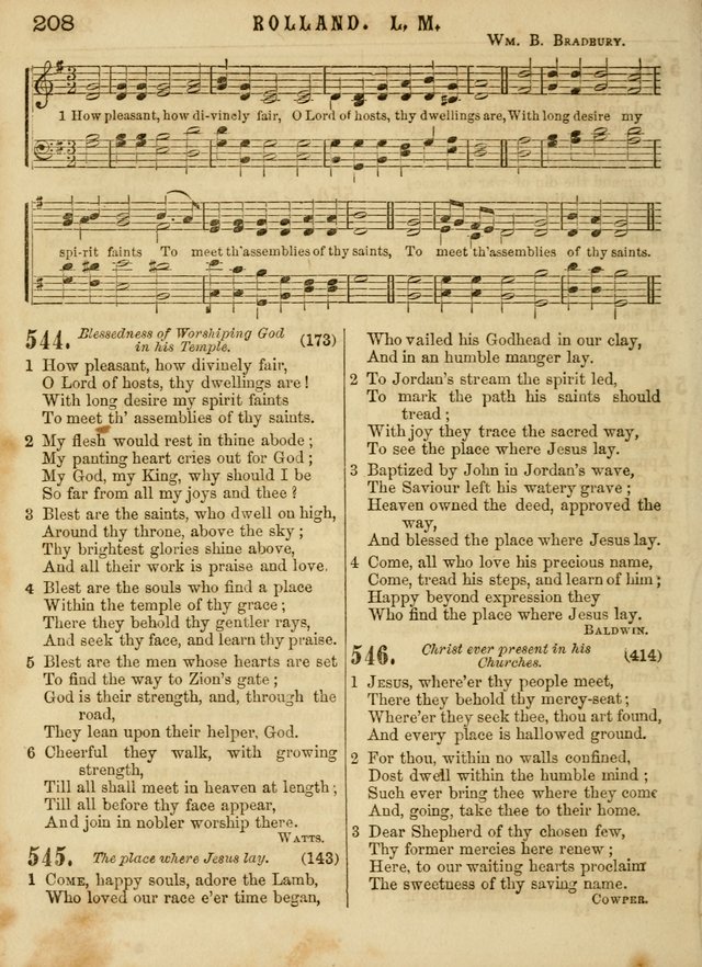 The Devotional Hymn and Tune Book: for social and public worship page 208