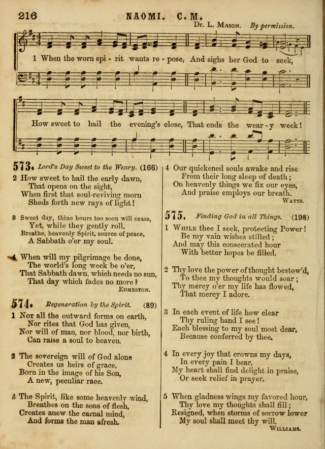 The Devotional Hymn and Tune Book: for social and public worship page 216