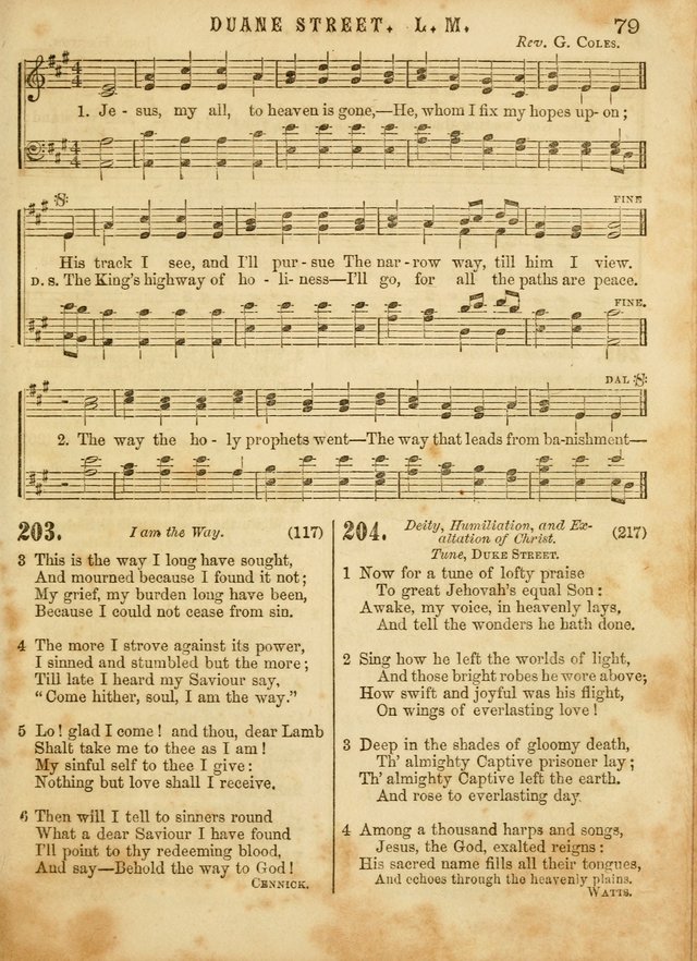 The Devotional Hymn and Tune Book: for social and public worship page 79