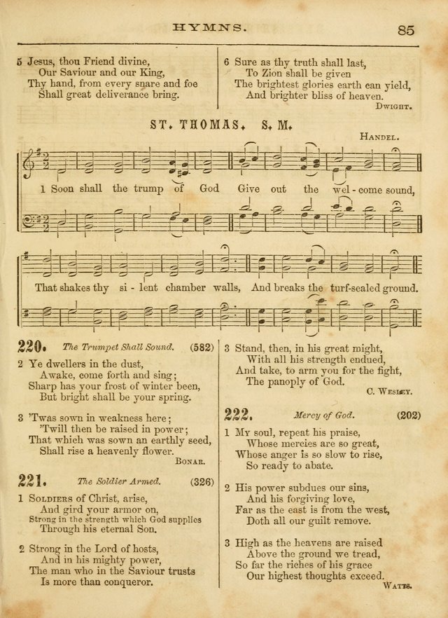 The Devotional Hymn and Tune Book: for social and public worship page 85