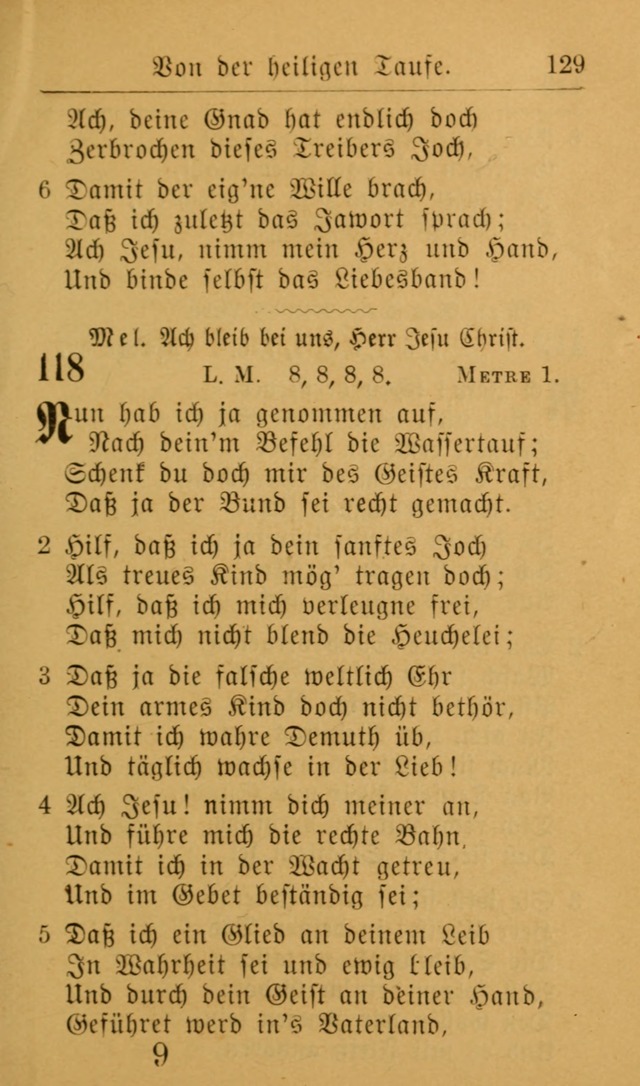 Die allgemeine Lieder-Sammlung zum privat und öffentlichen Gottes-Dienst: mit fleiß zusammengetragen (2nd Aufl.) page 129