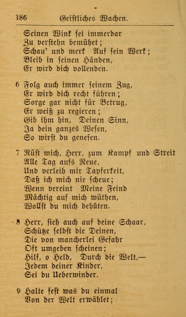 Die allgemeine Lieder-Sammlung zum privat und öffentlichen Gottes-Dienst: mit fleiß zusammengetragen (2nd Aufl.) page 186