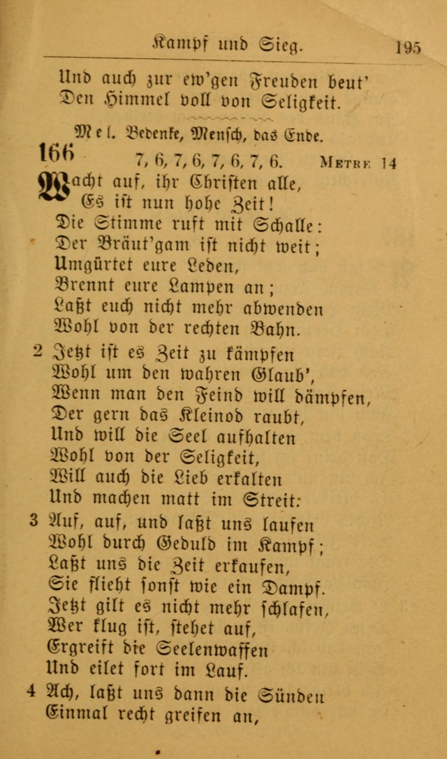 Die allgemeine Lieder-Sammlung zum privat und öffentlichen Gottes-Dienst: mit fleiß zusammengetragen (2nd Aufl.) page 195