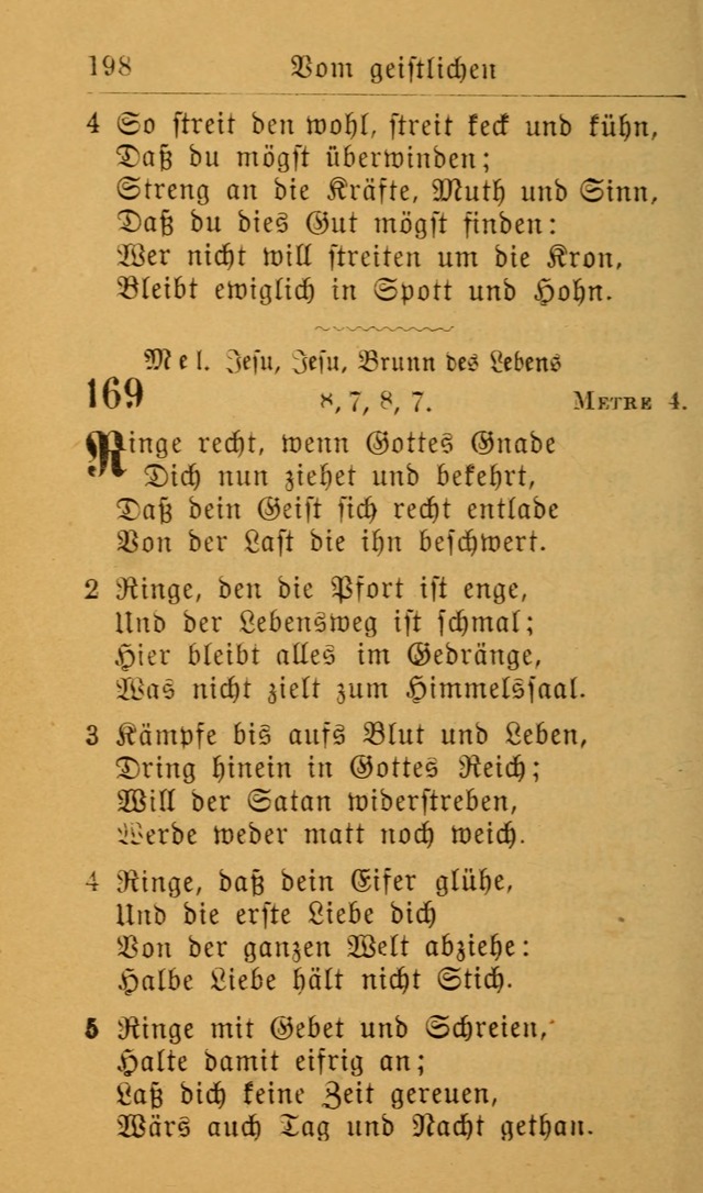 Die allgemeine Lieder-Sammlung zum privat und öffentlichen Gottes-Dienst: mit fleiß zusammengetragen (2nd Aufl.) page 198