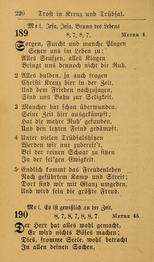 Die allgemeine Lieder-Sammlung zum privat und öffentlichen Gottes-Dienst: mit fleiß zusammengetragen (2nd Aufl.) page 220