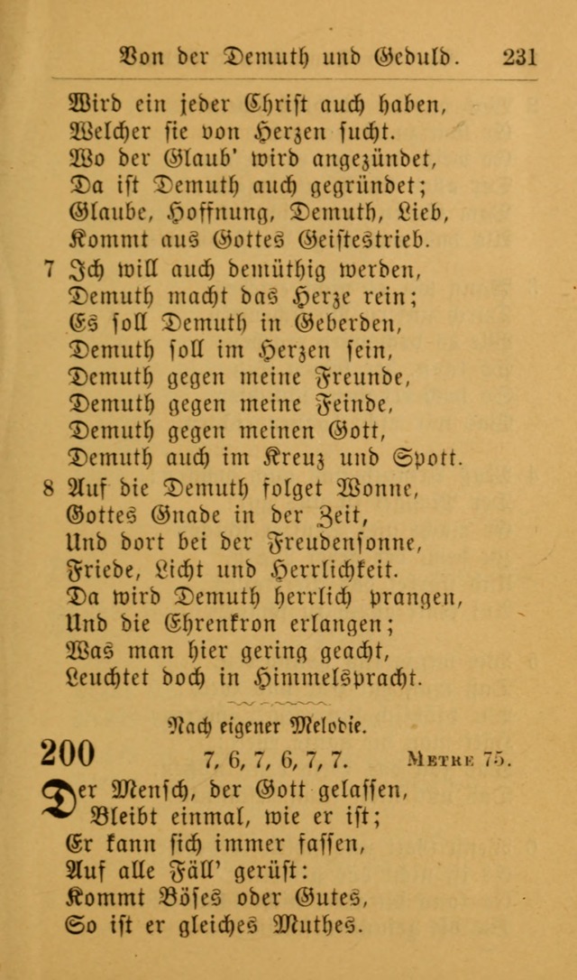 Die allgemeine Lieder-Sammlung zum privat und öffentlichen Gottes-Dienst: mit fleiß zusammengetragen (2nd Aufl.) page 231