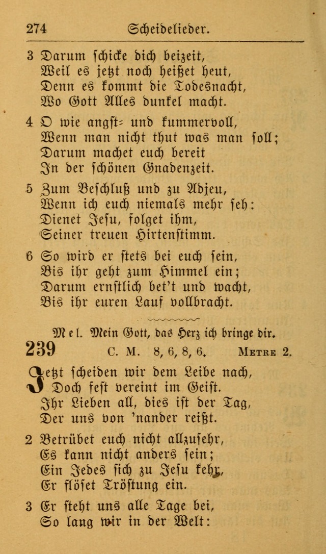 Die allgemeine Lieder-Sammlung zum privat und öffentlichen Gottes-Dienst: mit fleiß zusammengetragen (2nd Aufl.) page 274