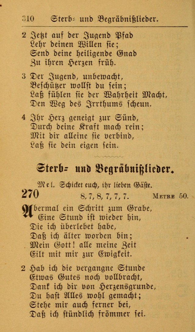 Die allgemeine Lieder-Sammlung zum privat und öffentlichen Gottes-Dienst: mit fleiß zusammengetragen (2nd Aufl.) page 310