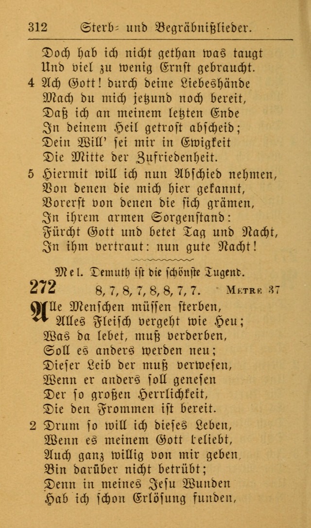 Die allgemeine Lieder-Sammlung zum privat und öffentlichen Gottes-Dienst: mit fleiß zusammengetragen (2nd Aufl.) page 312