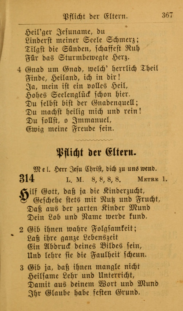 Die allgemeine Lieder-Sammlung zum privat und öffentlichen Gottes-Dienst: mit fleiß zusammengetragen (2nd Aufl.) page 367
