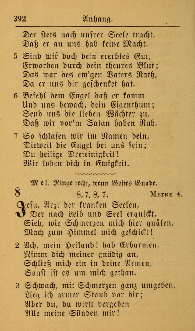 Die allgemeine Lieder-Sammlung zum privat und öffentlichen Gottes-Dienst: mit fleiß zusammengetragen (2nd Aufl.) page 392