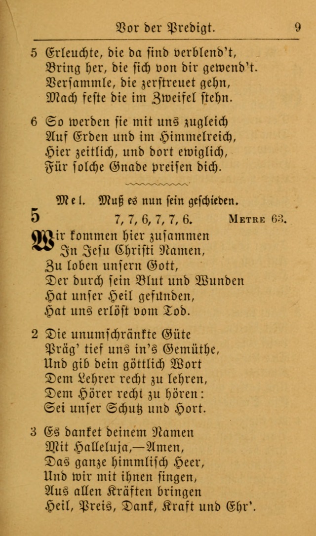 Die allgemeine Lieder-Sammlung zum privat und öffentlichen Gottes-Dienst: mit fleiß zusammengetragen (2nd Aufl.) page 9