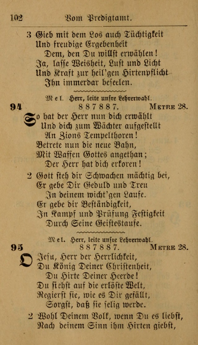 Allgemeine Lieder-Sammlung: zum Gebrauch für den privaten und öffentlichen Gottesdienst. (6th Aufl.) page 108