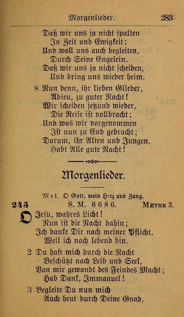 Allgemeine Lieder-Sammlung: zum Gebrauch für den privaten und öffentlichen Gottesdienst. (6th Aufl.) page 289