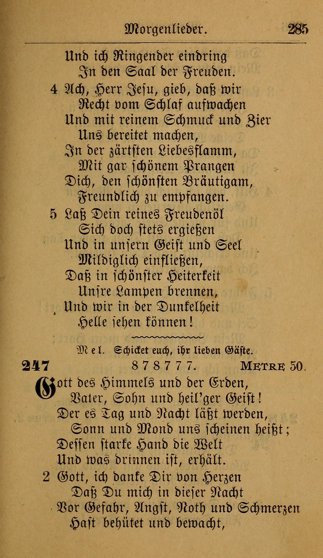Allgemeine Lieder-Sammlung: zum Gebrauch für den privaten und öffentlichen Gottesdienst. (6th Aufl.) page 291