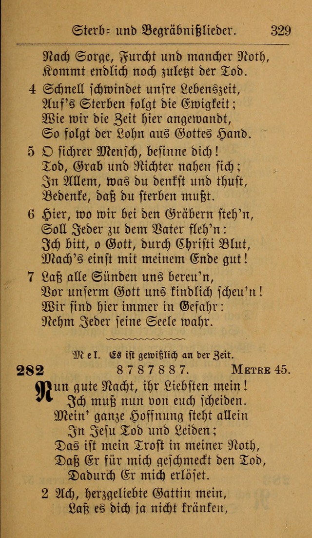 Allgemeine Lieder-Sammlung: zum Gebrauch für den privaten und öffentlichen Gottesdienst. (6th Aufl.) page 335