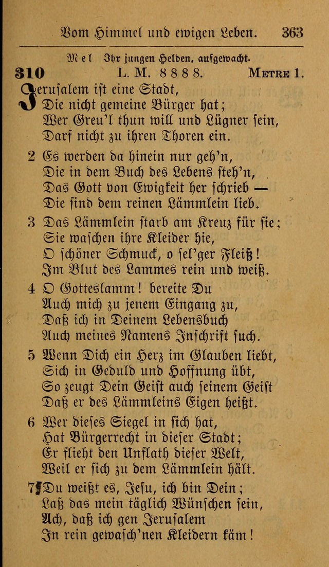 Allgemeine Lieder-Sammlung: zum Gebrauch für den privaten und öffentlichen Gottesdienst. (6th Aufl.) page 369