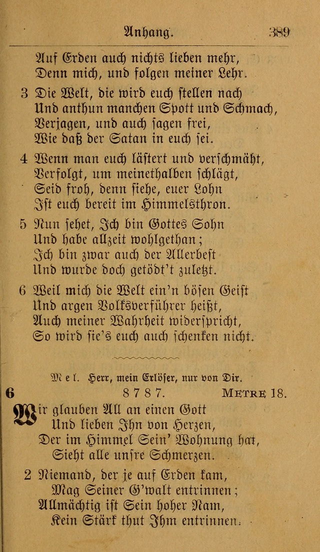 Allgemeine Lieder-Sammlung: zum Gebrauch für den privaten und öffentlichen Gottesdienst. (6th Aufl.) page 395