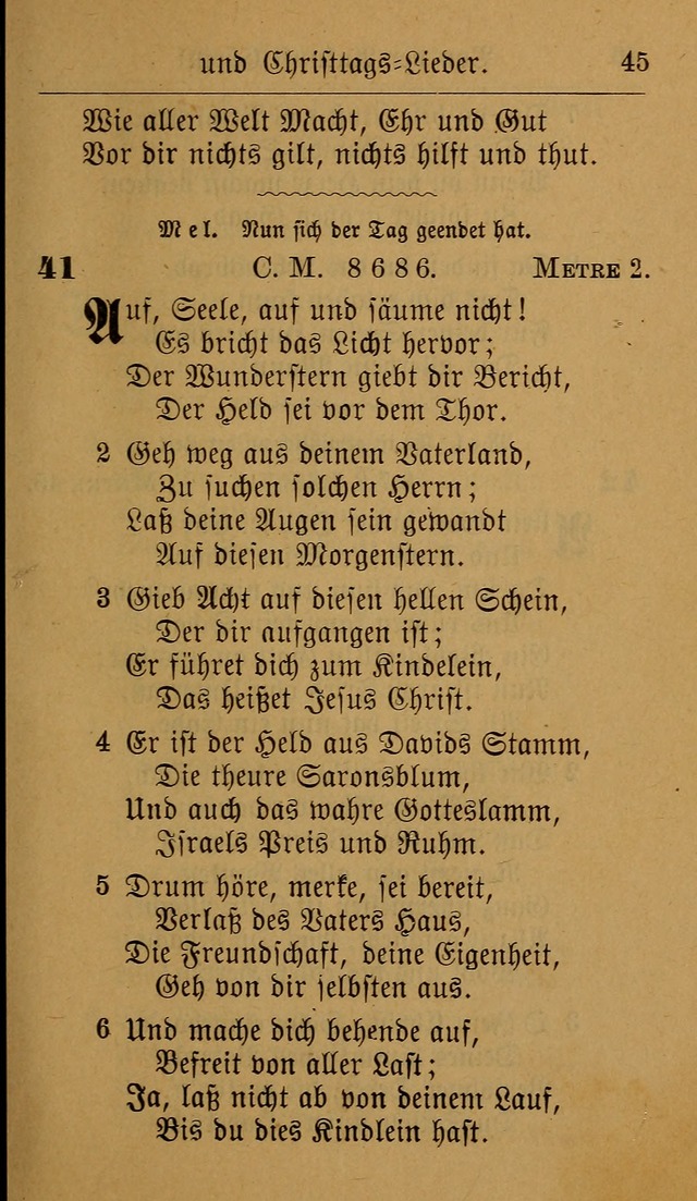 Allgemeine Lieder-Sammlung: zum Gebrauch für den privaten und öffentlichen Gottesdienst. (6th Aufl.) page 49