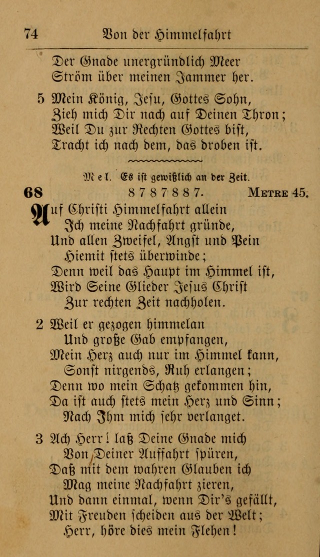 Allgemeine Lieder-Sammlung: zum Gebrauch für den privaten und öffentlichen Gottesdienst. (6th Aufl.) page 78